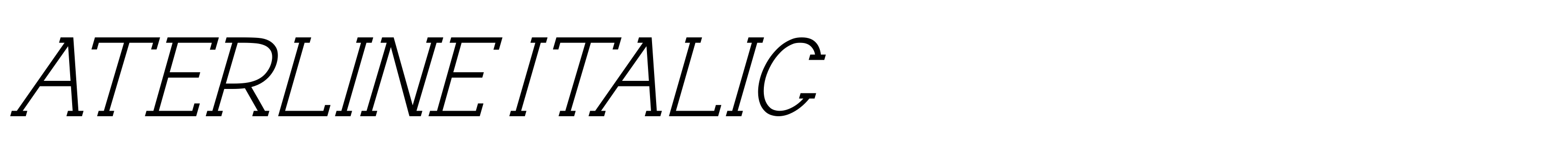 Aterline Italic